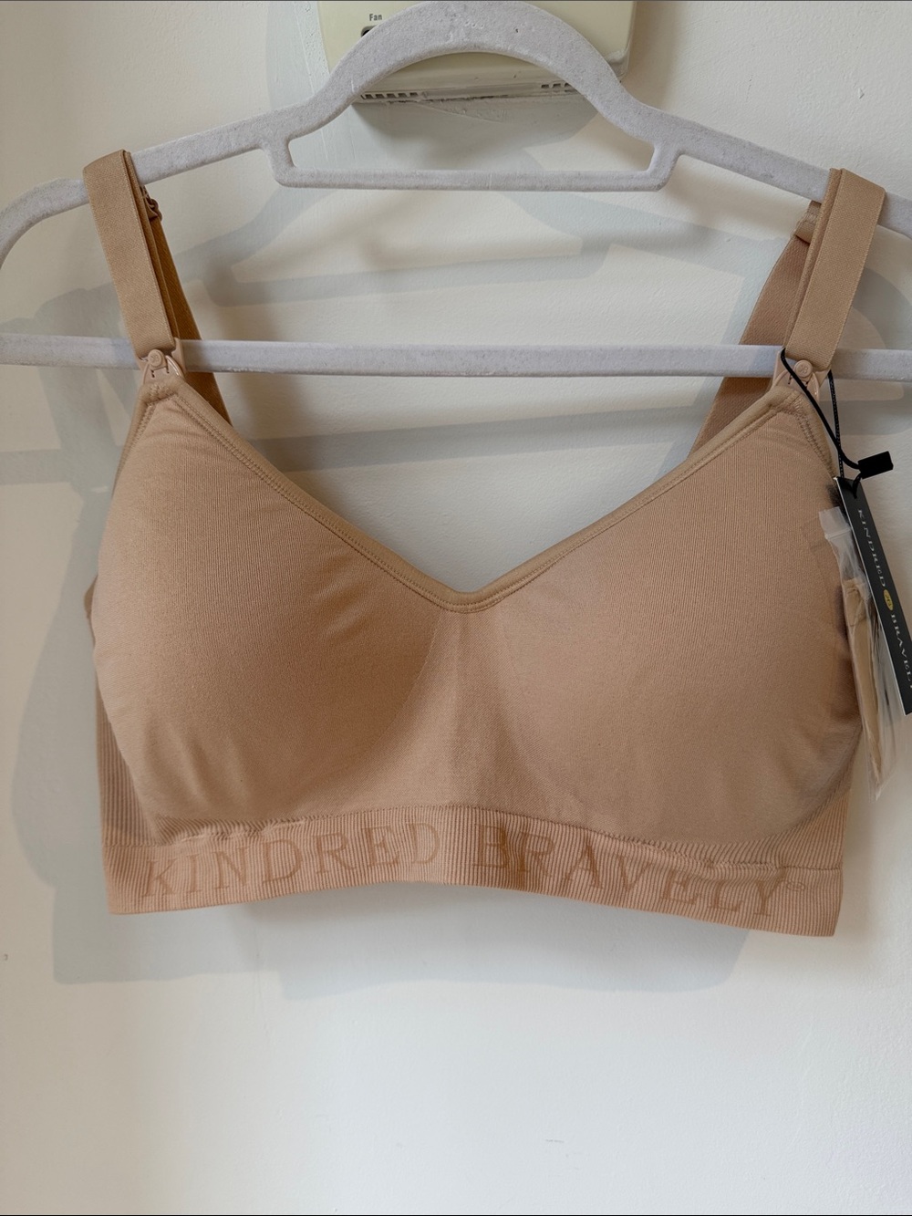 Kindred Bravely Beige Seamless Nursing & Maternity Bra, Medium Busty